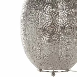 Beliani Lampes à Poser Lampe De Table Métallique -Luminaires Soldes 2022 lampe de table metallique 2