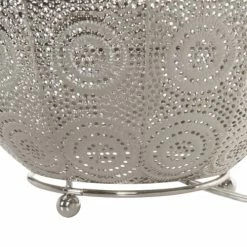 Beliani Lampes à Poser Lampe De Table Métallique -Luminaires Soldes 2022 lampe de table metallique 4