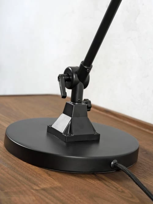 It's About Romi Lampes à Poser Lampe De Table Noire Flexible Et Abat-jour Gris H100cm 6 It's About Romi Lampes à Poser Lampe De Table Noire Flexible Et Abat-jour Gris H100cm – Image 4