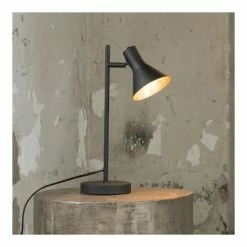 Lampea Lampes à Poser Lampe De Table Vintage En Métal Noir -Luminaires Soldes 2022 lampe de table vintage en metal noir 1