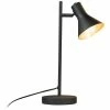 Lampea Lampes à Poser Lampe De Table Vintage En Métal Noir -Luminaires Soldes 2022 lampe de table vintage en metal noir