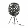 Meubles & Design Lampes à Poser Lampe Design Sur Pieds En Bambou Et Métal Noir -Luminaires Soldes 2022 lampe design sur pieds en bambou et metal noir