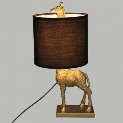 Decoratie Lampes à Poser Lampe Droite Girafe Doré H42 -Luminaires Soldes 2022 lampe droite girafe dore h42 2