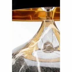 Kare Design Lampes à Poser Lampe Effet Marbre Gris Et Abat-jour Noir -Luminaires Soldes 2022 lampe effet marbre gris et abat jour noir 3