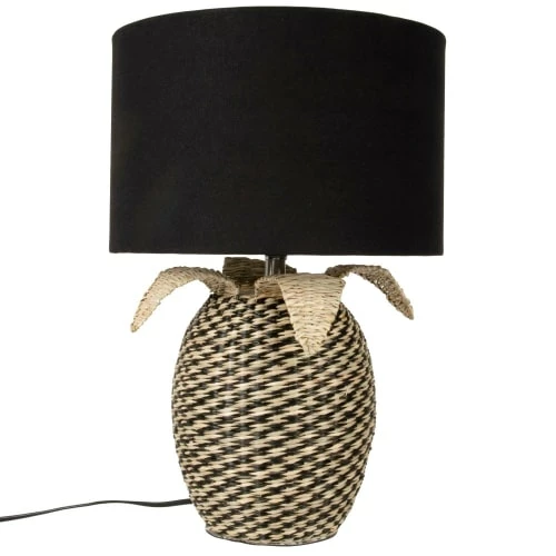 Maisons Du Monde Lampes à Poser Lampe En Bambou Tressé Et Abat-jour En Fibre Végétale Noire 3 Maisons Du Monde Lampes à Poser Lampe En Bambou Tressé Et Abat-jour En Fibre Végétale Noire