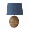 Maisons Du Monde Lampes à Poser Lampe En Bois De Manguier Et Abat-jour En Coton Bleu D43 -Luminaires Soldes 2022 lampe en bois de manguier et abat jour en coton bleu d43 1000 0 18 226338 1