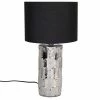 Maisons Du Monde Lampes à Poser Lampe En Céramique Argentée Et Abat-jour En Coton Noir -Luminaires Soldes 2022 lampe en ceramique argentee et abat jour en coton noir 1000 11 39 225006 1
