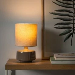 Maisons Du Monde Lampes à Poser Lampe En Céramique Beige Et Abat-jour En Coton écru -Luminaires Soldes 2022 lampe en ceramique beige et abat jour en coton ecru 1000 15 2 225010 3