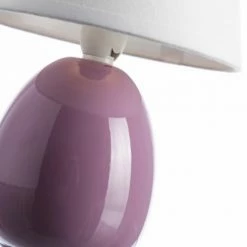 Unimasa Lampes à Poser Lampe En Céramique Parme 24.5 Cm -Luminaires Soldes 2022 lampe en ceramique parme 24 5 cm 2