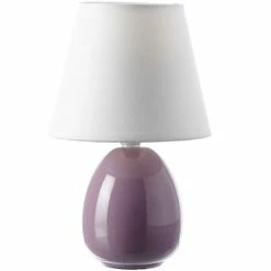 Unimasa Lampes à Poser Lampe En Céramique Parme 24.5 Cm -Luminaires Soldes 2022 lampe en ceramique parme 24 5 cm 3