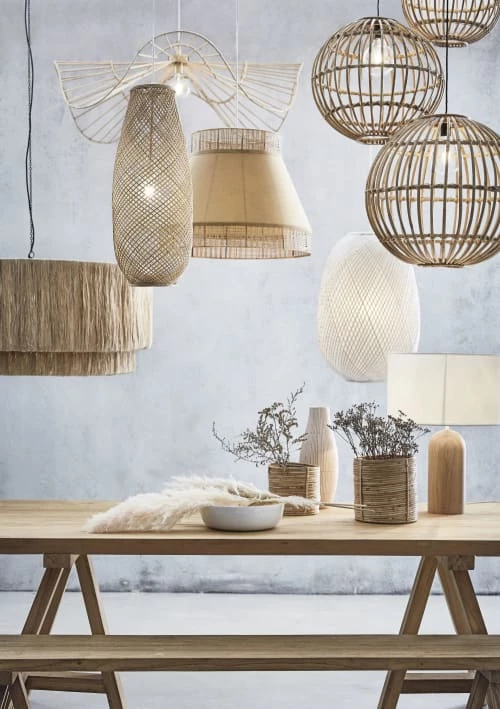Maisons Du Monde Lampes à Poser Lampe En Chêne Et Abat-jour En Coton Blanc 7 Maisons Du Monde Lampes à Poser Lampe En Chêne Et Abat-jour En Coton Blanc – Image 5