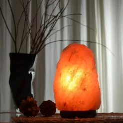 Zen'Arôme Guirlandes Et Décorations Lumineuses Lampe En Cristal De Sel D'Himalaya De 2 à 3 Kg -Luminaires Soldes 2022 lampe en cristal de sel d himalaya de 2 a 3 kg 4