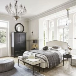 Maisons Du Monde Lampes à Poser Lampe En Cristal Et Abat-jour En Coton Noire H 65 Cm -Luminaires Soldes 2022 lampe en cristal et abat jour en coton noire h 65 cm 1000 8 3 117427 31