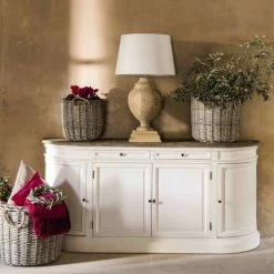 Maisons Du Monde Lampes à Poser Lampe En Manguier Et Abat-jour En Coton Blanc H 90 Cm -Luminaires Soldes 2022 lampe en manguier et abat jour en coton blanc h 90 cm 1000 8 18 146429 9