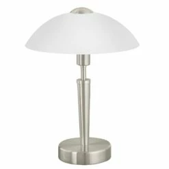 Eglo Lampes à Poser Lampe En Métal Argenté