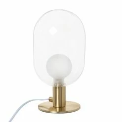Maisons Du Monde Lampes à Poser Lampe En Métal Doré Et Verre