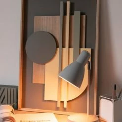 Maisons Du Monde Lampes à Poser Lampe En Métal Gris -Luminaires Soldes 2022 lampe en metal gris 1000 12 39 224514 4