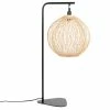 Maisons Du Monde Lampes à Poser Lampe En Métal Noir Abat-jour Rond En Bambou -Luminaires Soldes 2022 lampe en metal noir abat jour rond en bambou 1000 2 12 223790 1