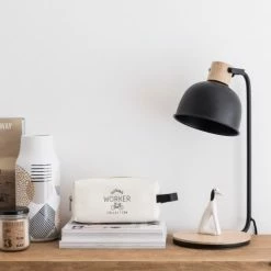 Maisons Du Monde Lampes à Poser Lampe En Métal Noir Et Manguier -Luminaires Soldes 2022 lampe en metal noir et manguier 1000 1 3 195450 3