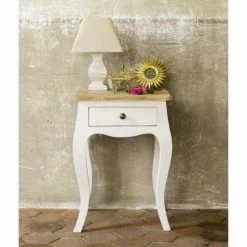 Maisons Du Monde Lampes à Poser Lampe En Paulownia Et Abat-jour Coloris Lin -Luminaires Soldes 2022 lampe en paulownia et abat jour coloris lin 1000 6 14 153108 6