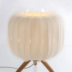 Lussiol Lighting Lampes à Poser Lampe En Polypropylène Blanc H.20 Cm -Luminaires Soldes 2022 lampe en polypropylene blanc h 20 cm 3