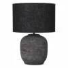 Maisons Du Monde Lampes à Poser Lampe En Terre Cuite Noire Et Abat-jour En Jute Teinté Noir H65 -Luminaires Soldes 2022 lampe en terre cuite noire et abat jour en jute teinte noir h65 1000 14 32 226352 1