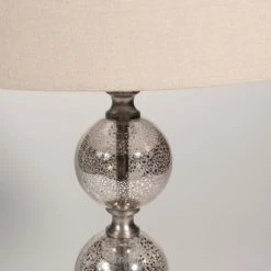 Maisons Du Monde Lampes à Poser Lampe En Verre Avec Abat-jour Beige -Luminaires Soldes 2022 lampe en verre avec abat jour beige 1000 2 2 144978 8