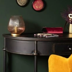 Maisons Du Monde Lampes à Poser Lampe En Verre Et Métal Jaune -Luminaires Soldes 2022 lampe en verre et metal jaune 1000 5 14 227482 2