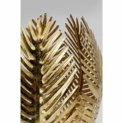 Kare Design Lampes à Poser Lampe Feuilles En Acier Doré -Luminaires Soldes 2022 lampe feuilles en acier dore 2