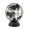 Maisons Du Monde Guirlandes Et Décorations Lumineuses Lampe Globe En Métal Noir Ajouré Avec Ampoule LED