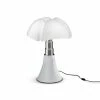 Martinelli Luce Lampes à Poser Lampe LED Blanche Avec Variateur H35cm -Luminaires Soldes 2022 lampe led blanche avec variateur h35cm