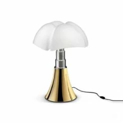 Martinelli Luce Lampes à Poser Lampe LED Cuivrée Avec Variateur H35cm -Luminaires Soldes 2022 lampe led doree avec variateur h35cm
