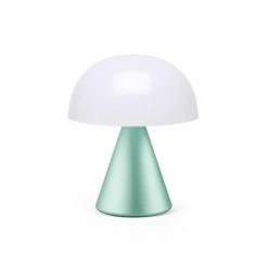 Lexon Lampes à Poser Lampe LED Portable Medium En Aluminium Bleu Céladon -Luminaires Soldes 2022 lampe led portable medium en aluminium bleu celadon 2