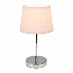 Decoratie Lampes à Poser Lampe Métal Abat-jour Ajouré Cœur Rose -Luminaires Soldes 2022 lampe metal abat jour ajoure coeur rose 2