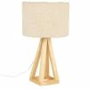 Maisons Du Monde Lampes à Poser Lampe Moumoute En Bois D'hévéa Et Abat-jour En Lin -Luminaires Soldes 2022 lampe moumoute en bois d hevea et abat jour en lin 1000 15 30 228359 1