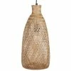 Beliani Suspensions Lampe Suspendue En Bambou Naturel -Luminaires Soldes 2022 lampe suspendue en bambou naturel