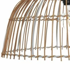Beliani Suspensions Lampe Suspendue En Rotin Naturel -Luminaires Soldes 2022 lampe suspendue en rotin naturel 10