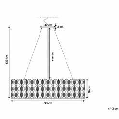 Beliani Suspensions Lampe Suspension Chromé Et Cristal -Luminaires Soldes 2022 lampe suspension chrome et cristal 5