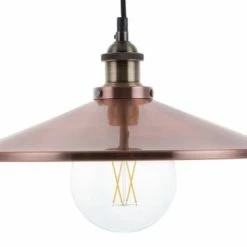 Beliani Suspensions Lampe Suspension Cuivré