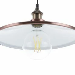 Beliani Suspensions Lampe Suspension Cuivré -Luminaires Soldes 2022 lampe suspension cuivre 3