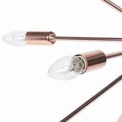 Beliani Suspensions Lampe Suspension Cuivrée -Luminaires Soldes 2022 lampe suspension cuivree 3