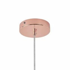 Beliani Suspensions Lampe Suspension Cuivrée -Luminaires Soldes 2022 lampe suspension cuivree 4