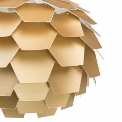 Beliani Suspensions Lampe Suspension Dorée Maxi -Luminaires Soldes 2022 lampe suspension doree maxi 2