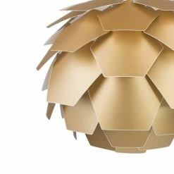 Beliani Suspensions Lampe Suspension Dorée Mini -Luminaires Soldes 2022 lampe suspension doree mini 2