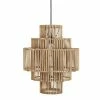 Madam Stoltz Suspensions Lampe Suspension En Bambou Et Métal -Luminaires Soldes 2022 lampe suspension en bambou et metal