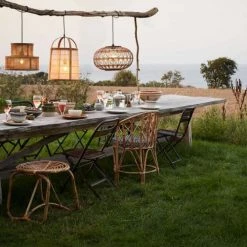 Madam Stoltz Suspensions Lampe Suspension En Rotin -Luminaires Soldes 2022 lampe suspension en rotin 2