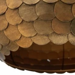 Bepurehome Suspensions Lampe Suspension Métal Antique Messing Doré -Luminaires Soldes 2022 lampe suspension metal antique messing dore 2