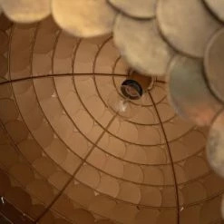 Bepurehome Suspensions Lampe Suspension Métal Antique Messing Doré -Luminaires Soldes 2022 lampe suspension metal antique messing dore 3