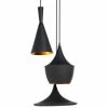 Beliani Suspensions Lampe Suspension Noire