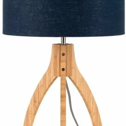 Good & Mojo Lampes à Poser Lampe Tripode Bambou Et Lin Naturel Bleu H54cm 12 Good & Mojo Lampes à Poser Lampe Tripode Bambou Et Lin Naturel Bleu H54cm -Luminaires Soldes 2022 lampe tripode bambou et lin naturel bleu h54cm 4
